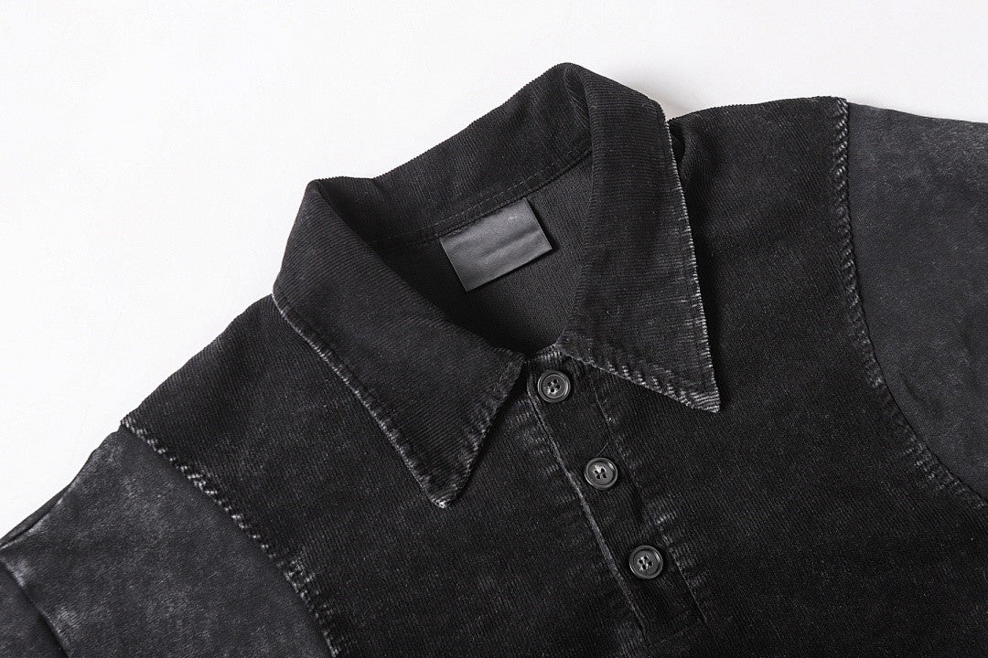 Panel Stitch Cotton T-Shirt