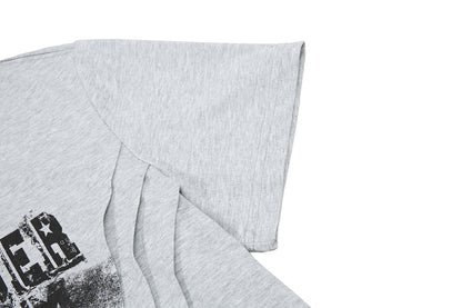 Deconstructed Pleated Freedom T-Shirt