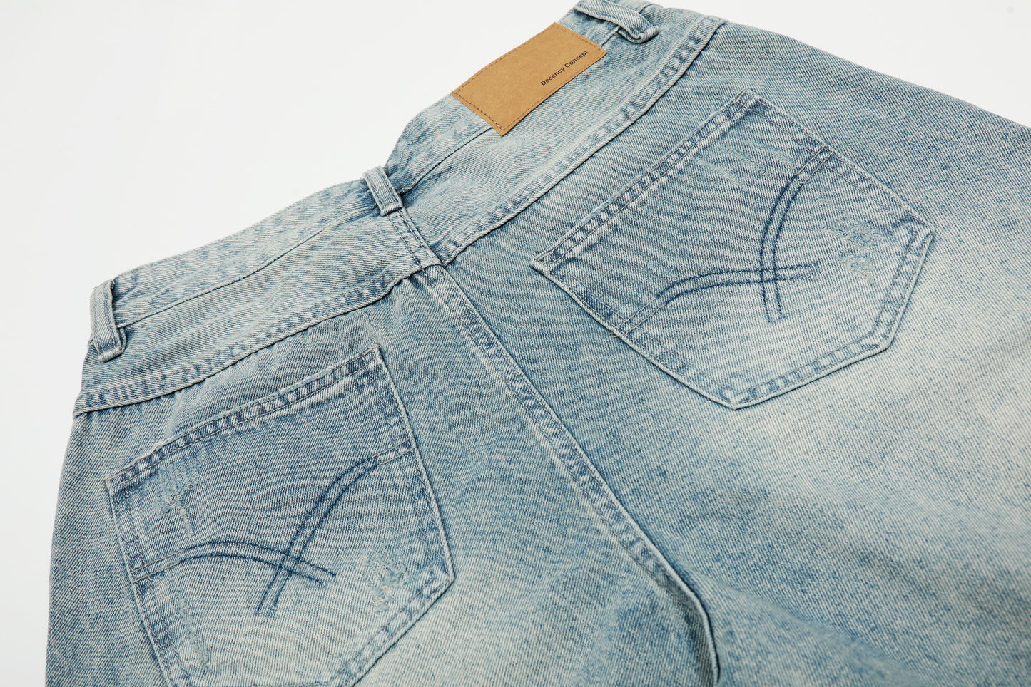 Starlight | Streetwear Star Print Denim Shorts