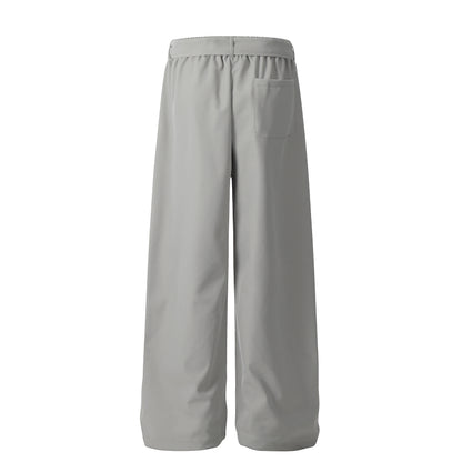 Pleated Belted Machete Track Pants