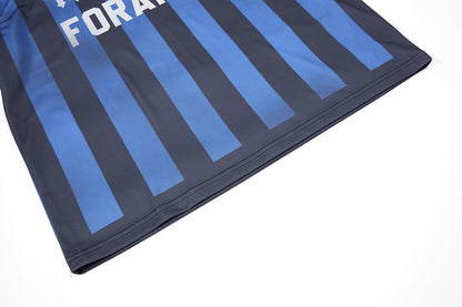 Oversized Retro Striped Football Jersey T-Shirt