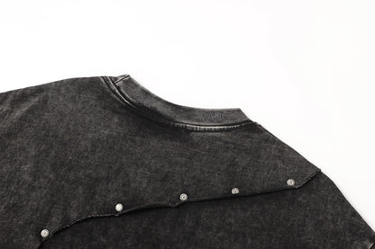 Panel Cotton Stitch T-Shirt