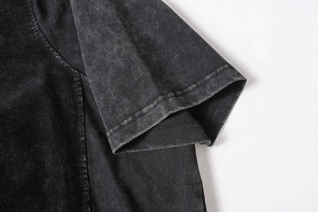 Panel Stitch Cotton T-Shirt
