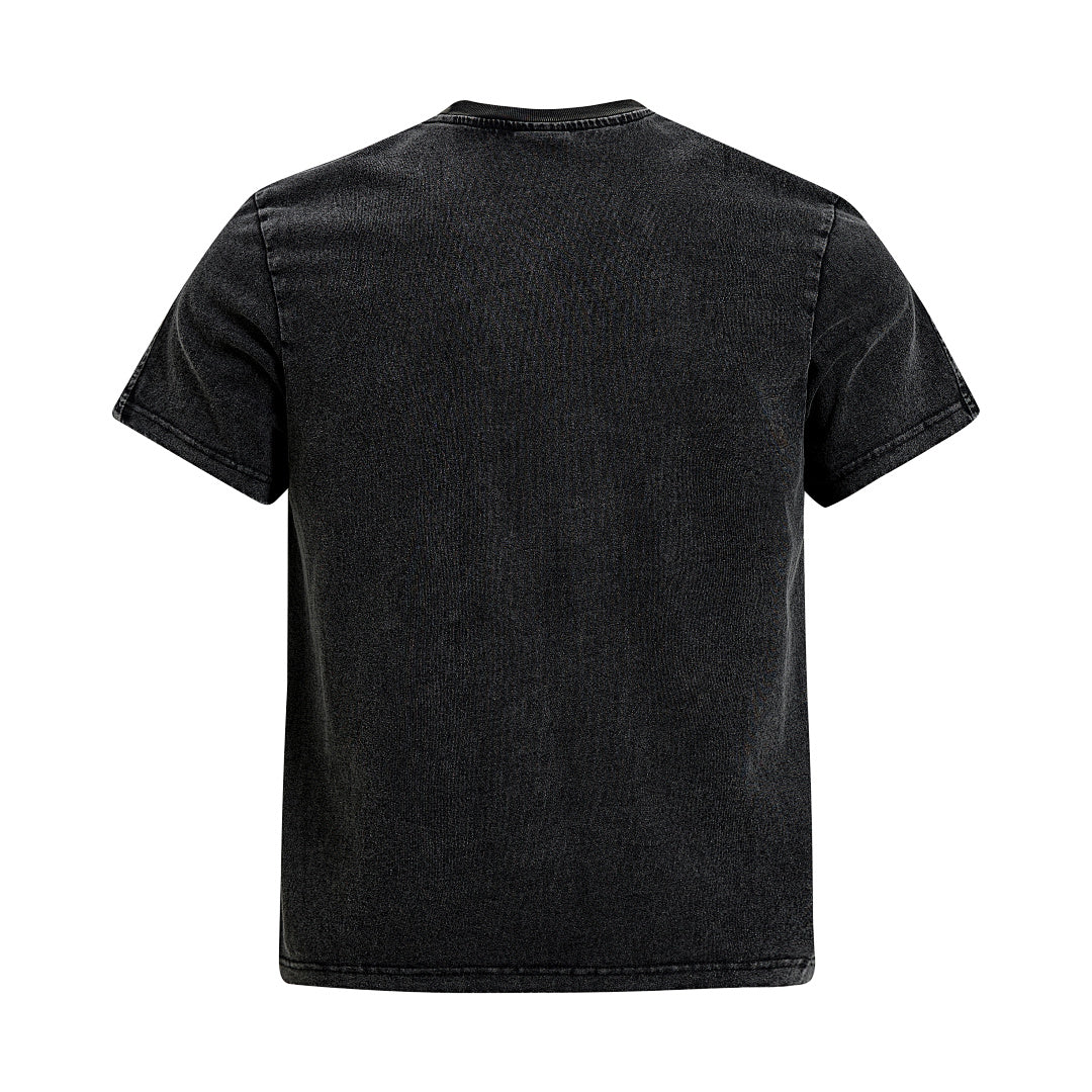 Vintage Acid Wash Number 05 Football T-Shirt - Santo 