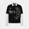 Gothic Vampire | Waffle Long Sleeve T-Shirt - Santo 