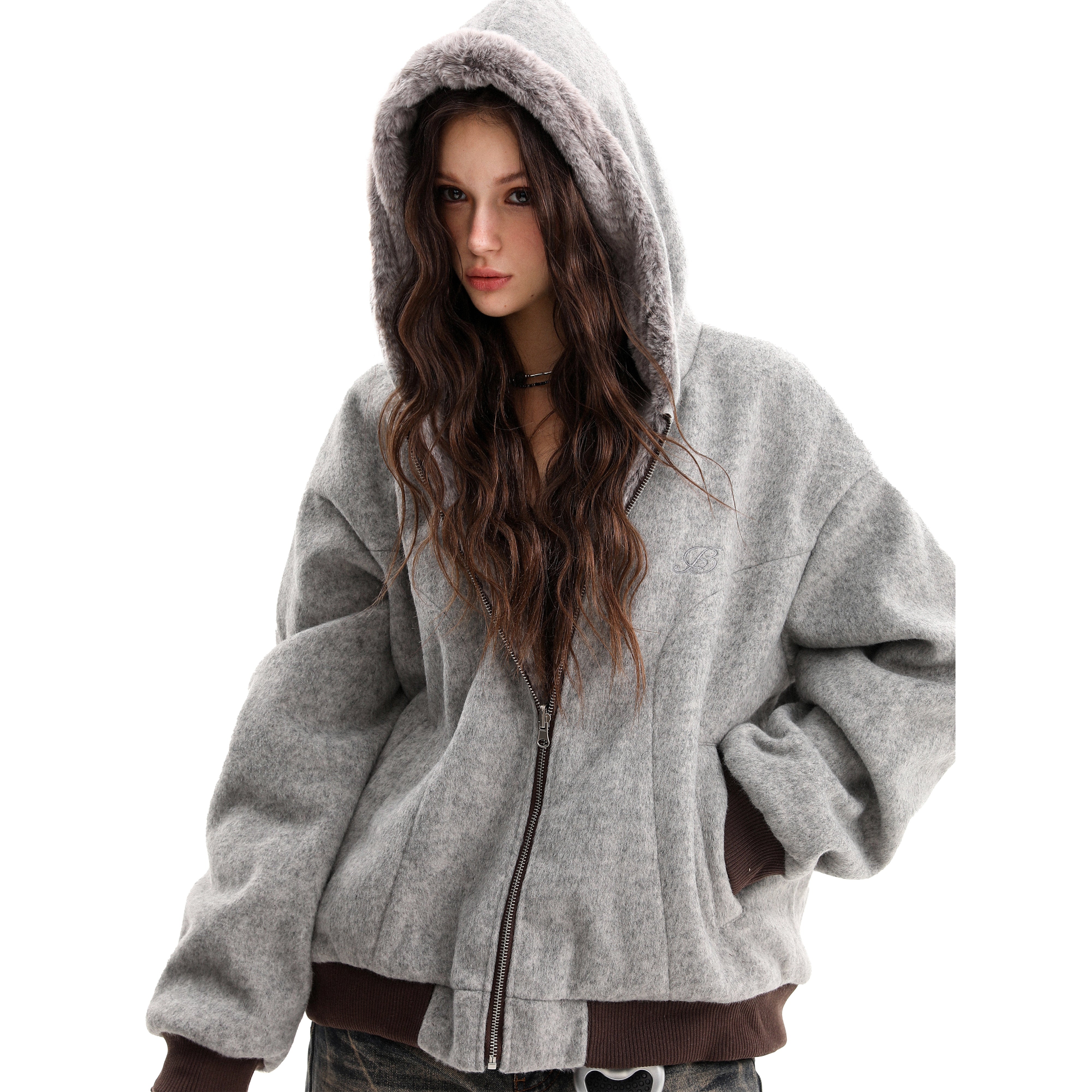 Reversible Plush | Hooded Winter Jacket
