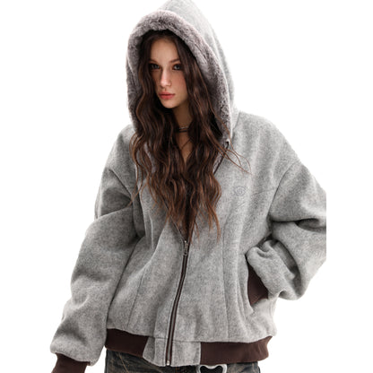 Reversible Plush | Hooded Winter Jacket