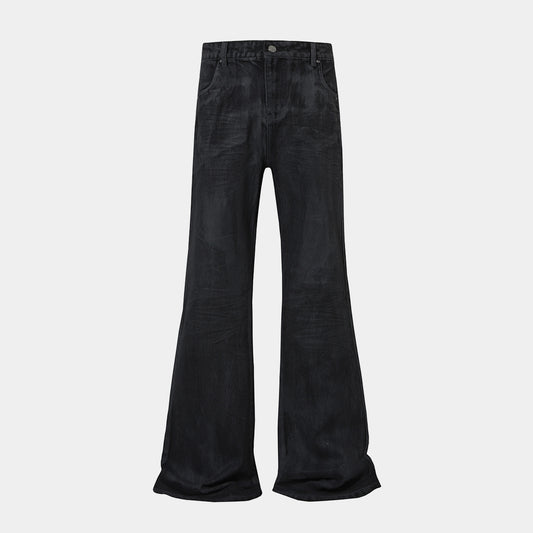 Washed Black Flare | Stacked Jeans - Santo 