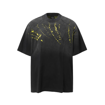 Splatter Graphic | Black T-Shirt - Santo 