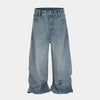 Stacked Washed Blue | Wide Jeans - Santo 