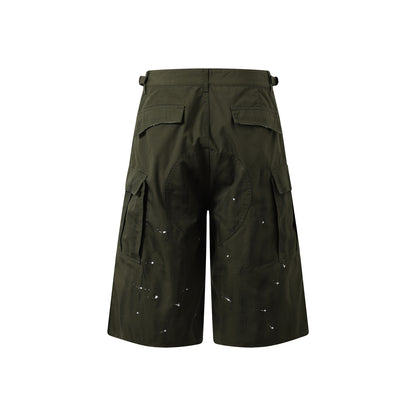 Splatter-Paint | Cargo Shorts - Santo 