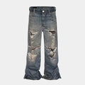 Snake Patch Destroyed | Distressed Jeans - Santo 