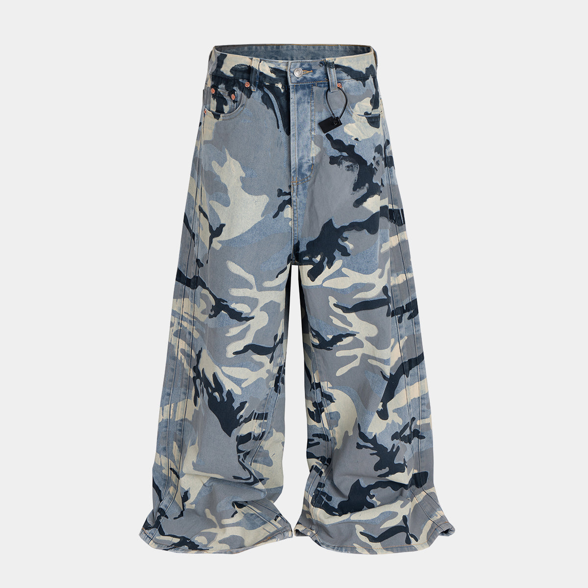 Camo Wide Leg | Baggy Jeans - Santo 