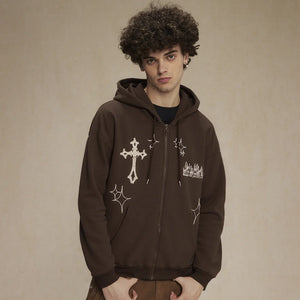 Sparks | Oversized Zipper Hoodie