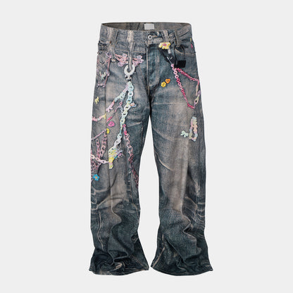 Candy Chain Washed | Baggy Jeans - Santo 