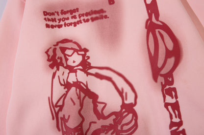 Anime Print | Oversized Hoodie - Santo 