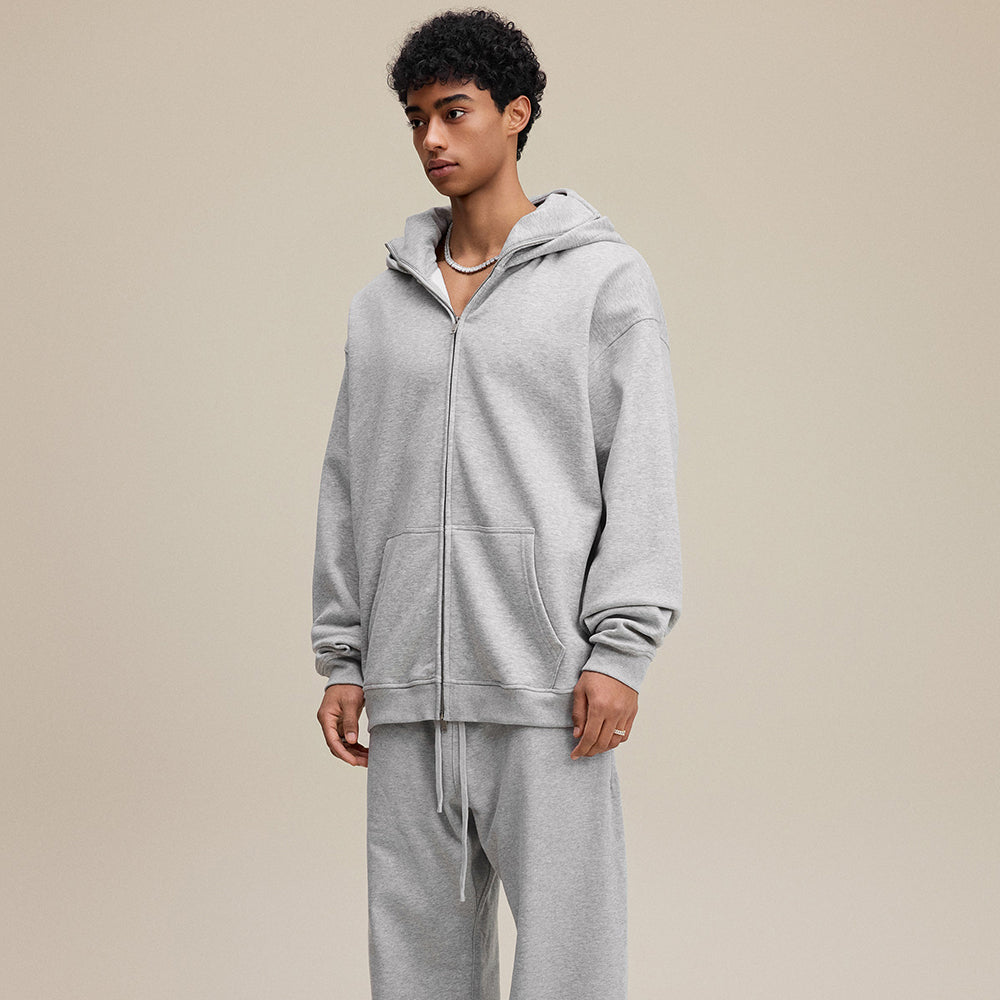 Windproof Mask | Oversized Zip Up Hoodie - Santo 