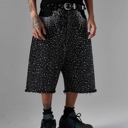 Rhinestone | Denim Shorts - Santo 