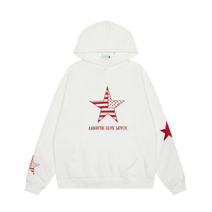 Star Print | Retro Hoodie - Santo 