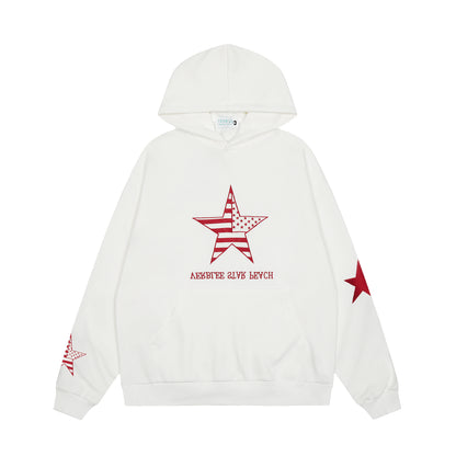 Star Print | Retro Hoodie - Santo 