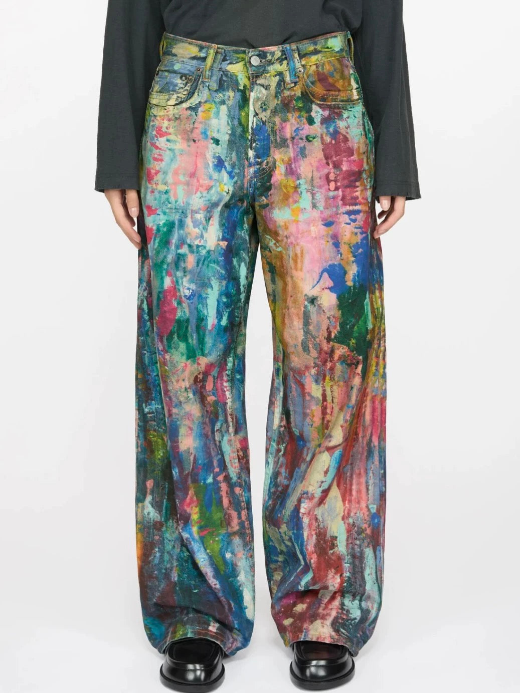 Multicolor Paint Splash | Denim Jeans - Santo 
