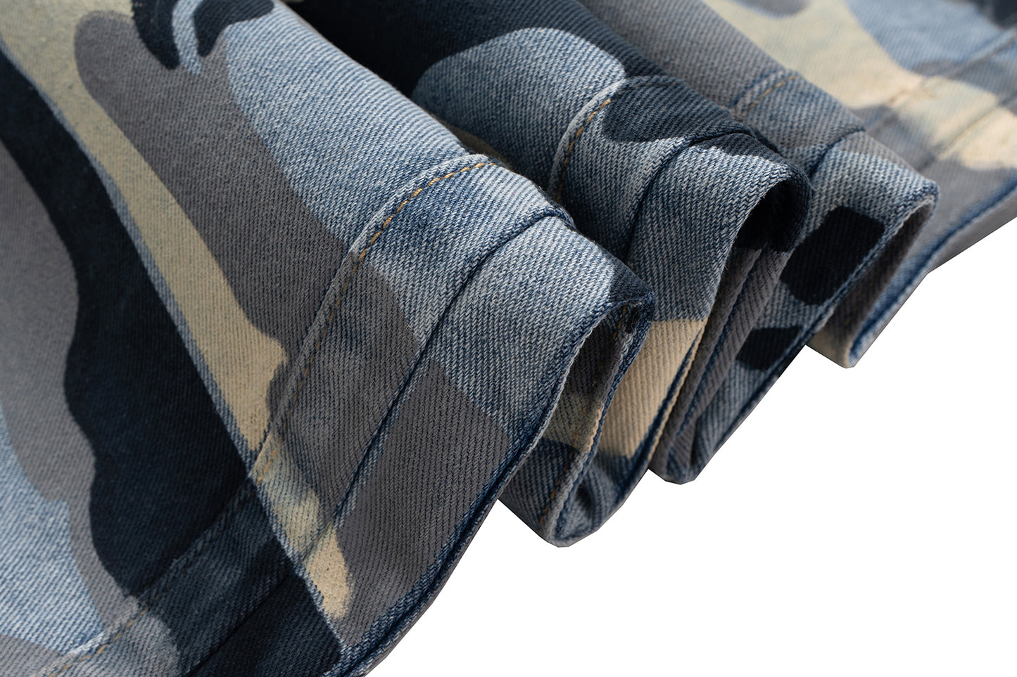 Camo Wide Leg | Baggy Jeans - Santo 