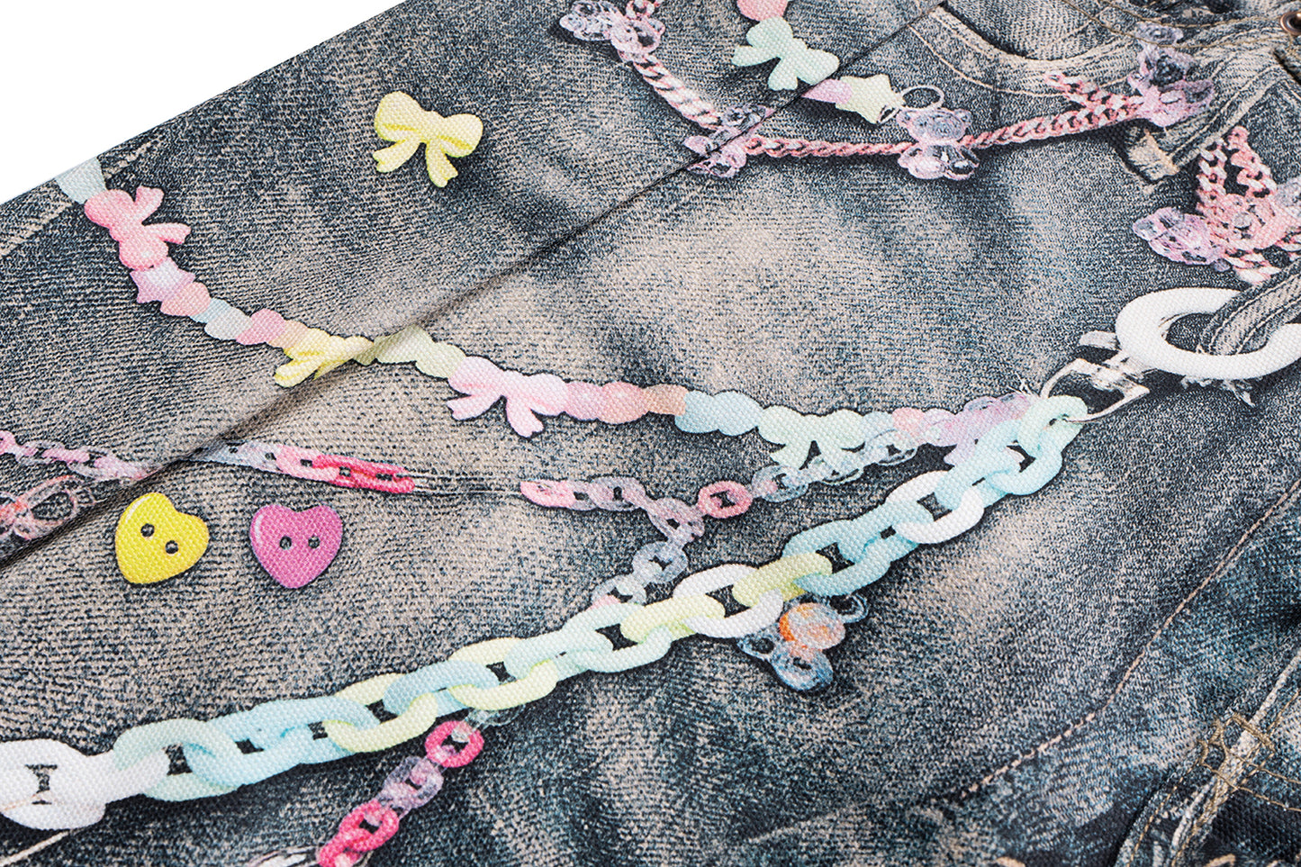 Candy Chain Washed | Baggy Jeans - Santo 