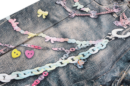 Candy Chain Washed | Baggy Jeans - Santo 