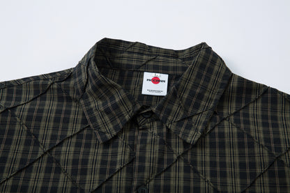 Layered Plaid Shirt | Street Sweatshirt - Santo 