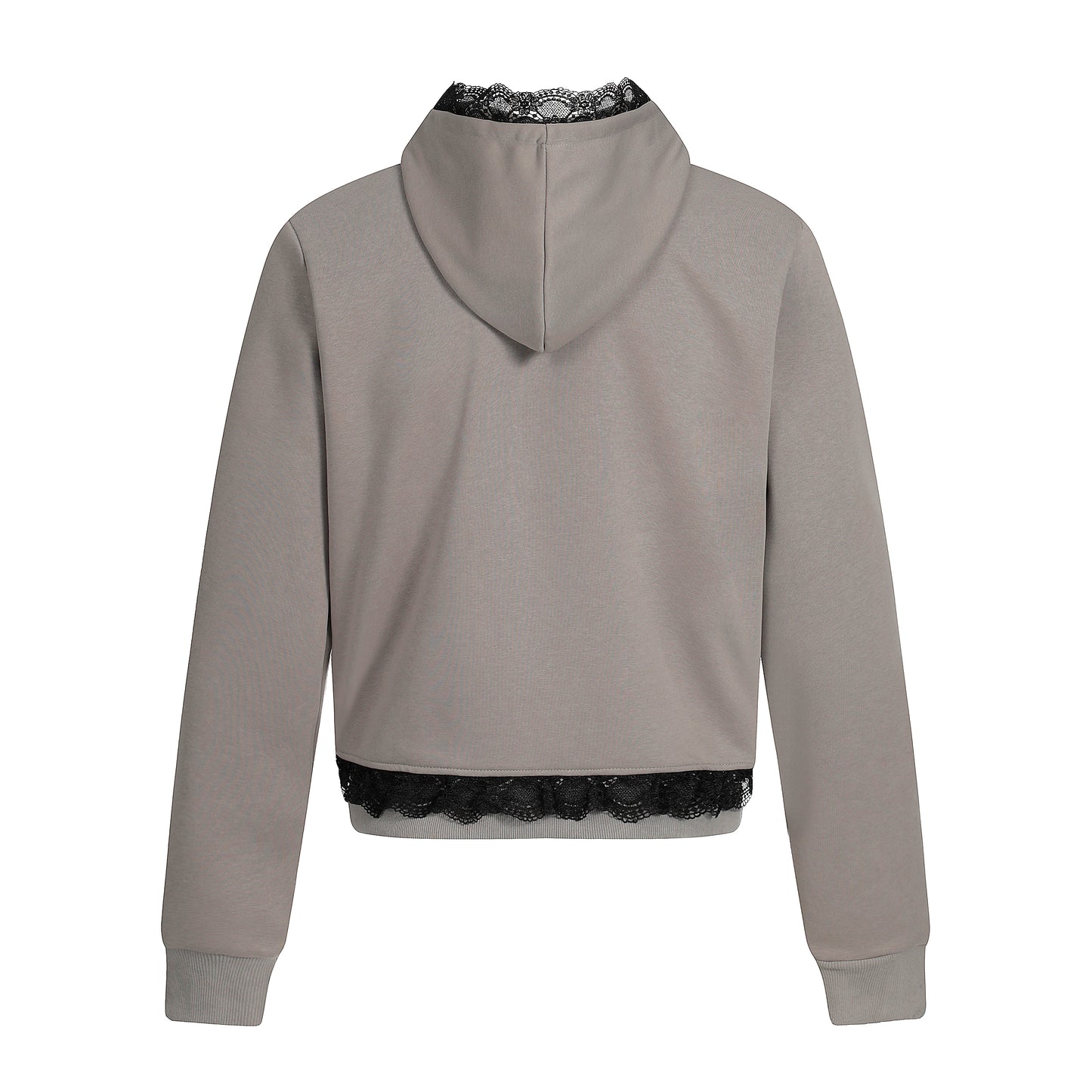 Gothic Spray Print | Zip Up Hoodie - Santo 