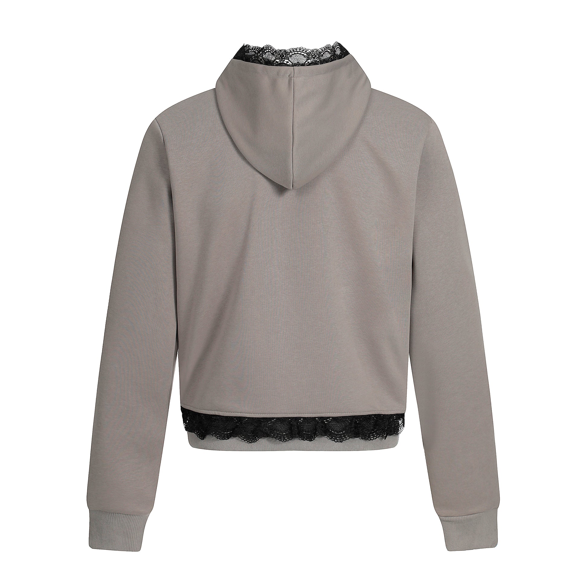 Gothic Spray Print | Zip Up Hoodie - Santo 