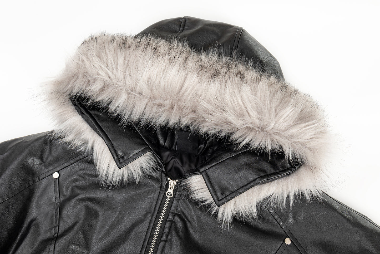 Moto Style | Faux Fur PU Jacket - Santo 