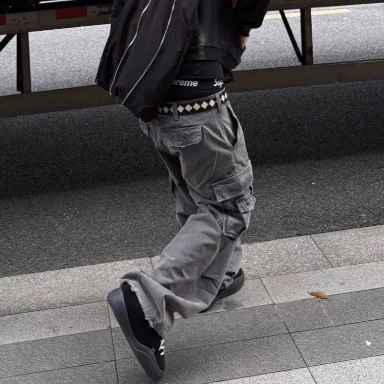 Washed Utility Pocket | Cargo Pants - Santo 