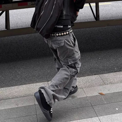 Washed Utility Pocket | Cargo Pants - Santo 