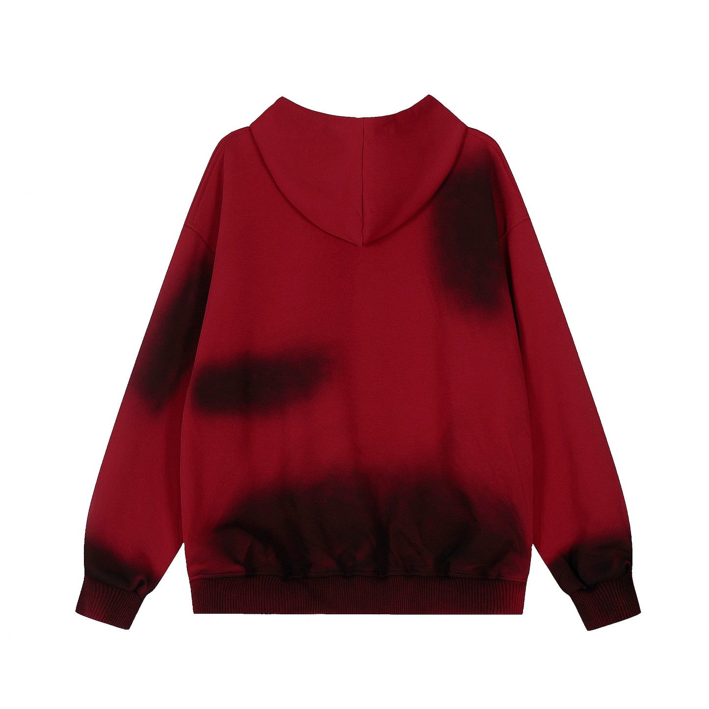 Graffiti Print | Oversized Zip Up Hoodie - Santo 