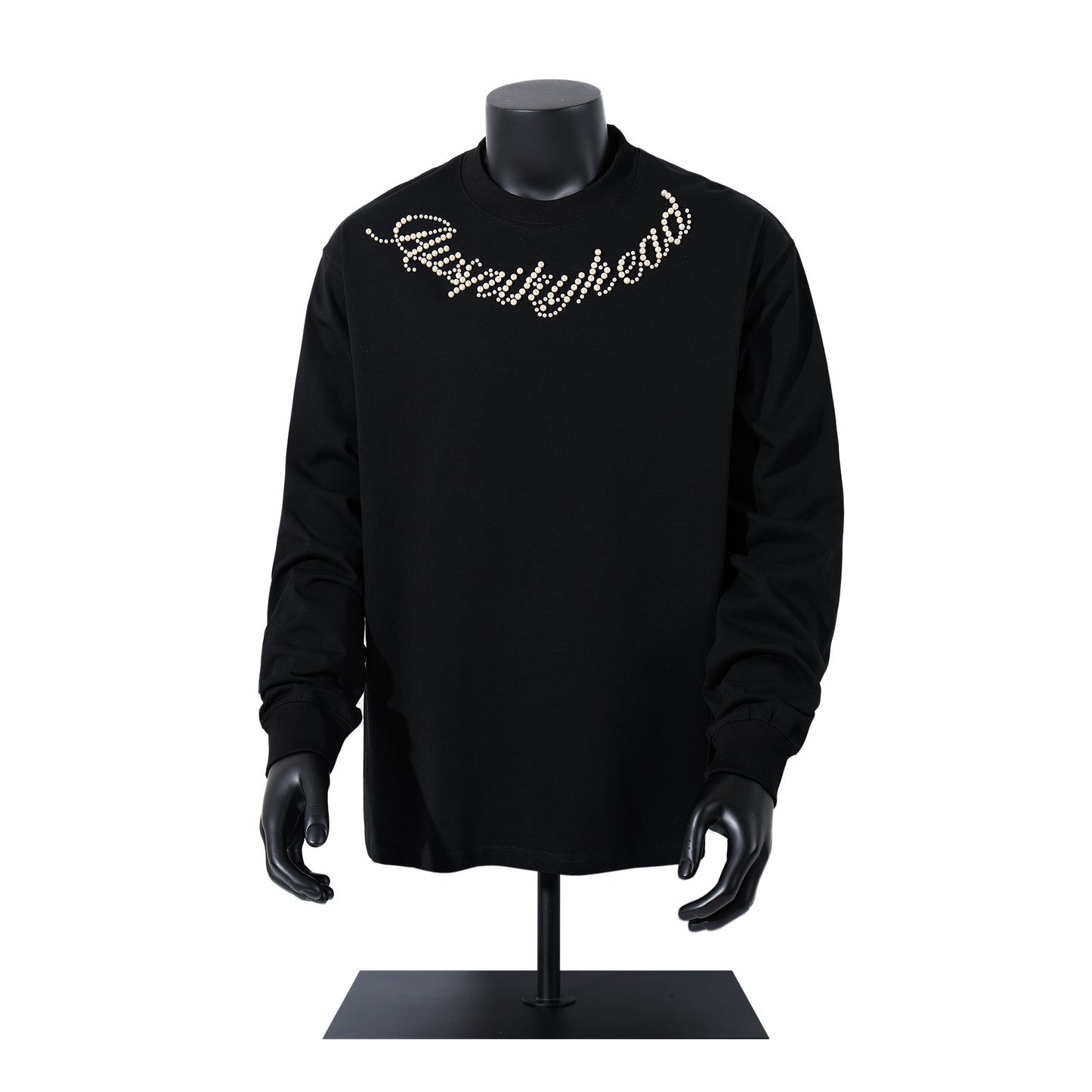 Pearl Letter | Long Sleeve T-Shirt - Santo 