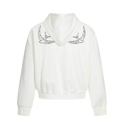 Doves Hope | Oversized Zip Up Hoodie - Santo 