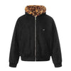Leopard Fleece | Contrast Zip Jacket