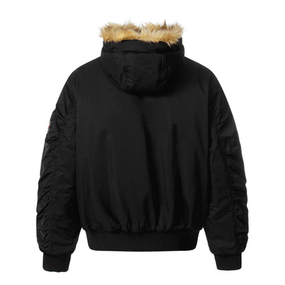 Leopard Fleece | Badge Bomber Jacket - Santo 