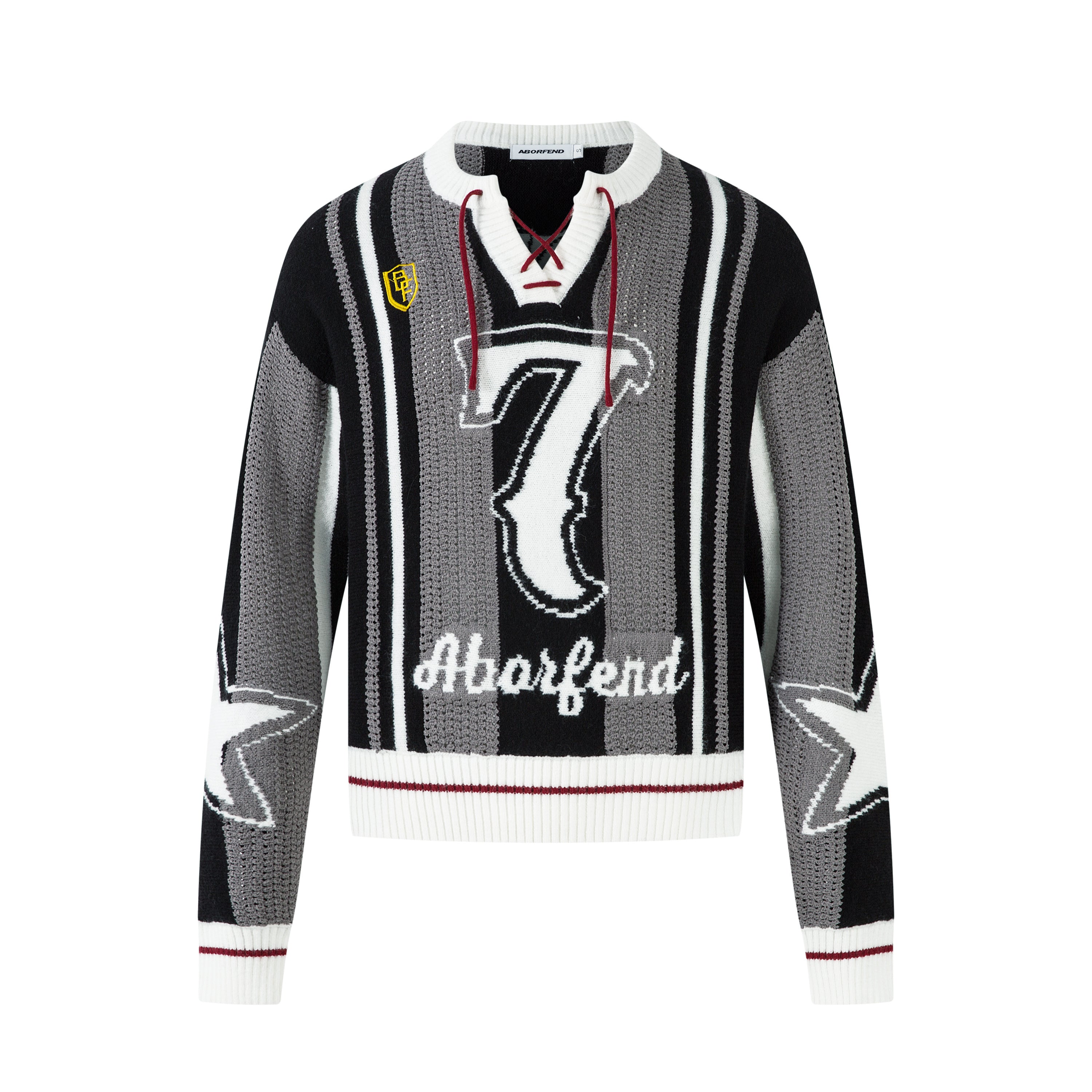 Striped Varsity | Knit Racing Sweater