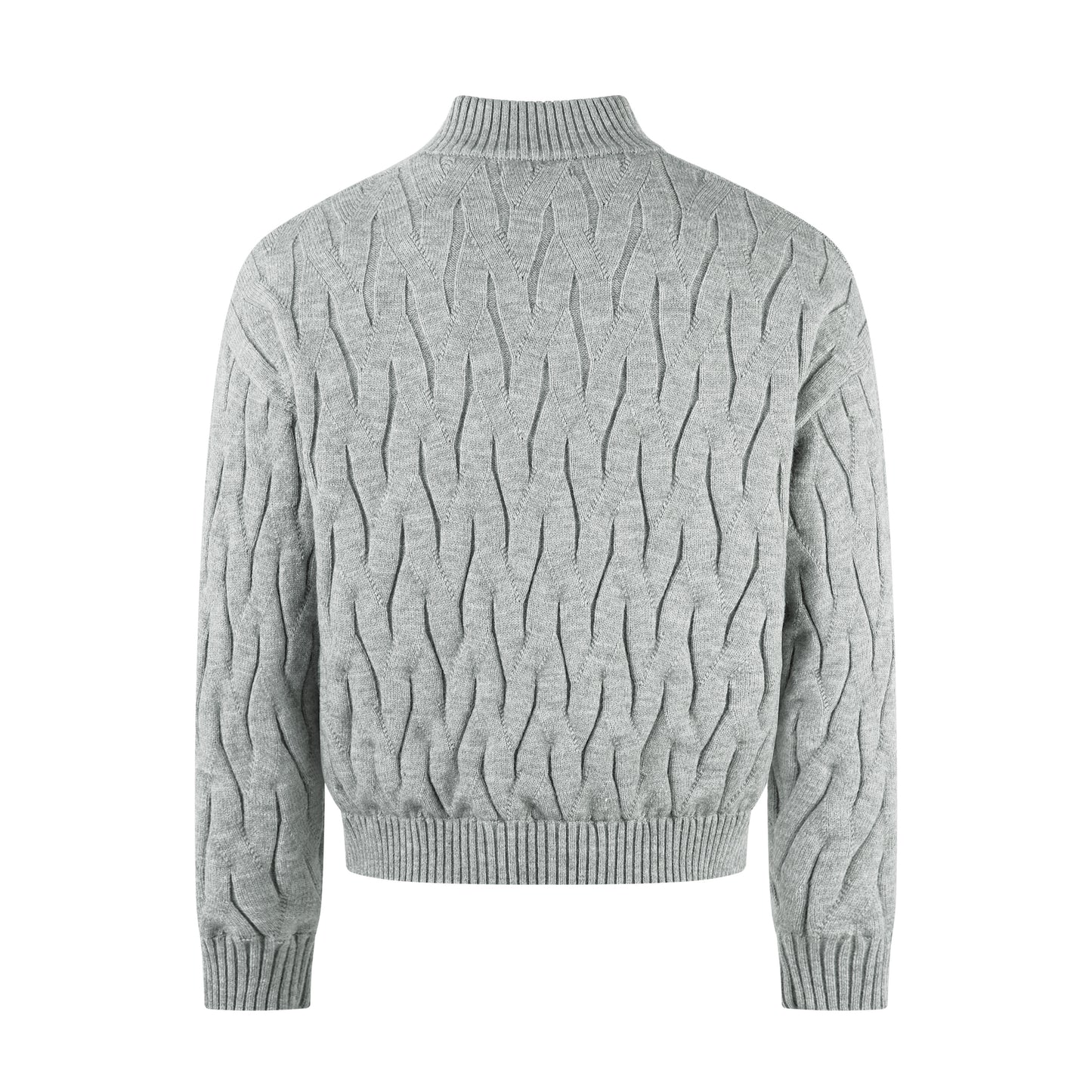 Textured Fleece | Knit Zip Jacket