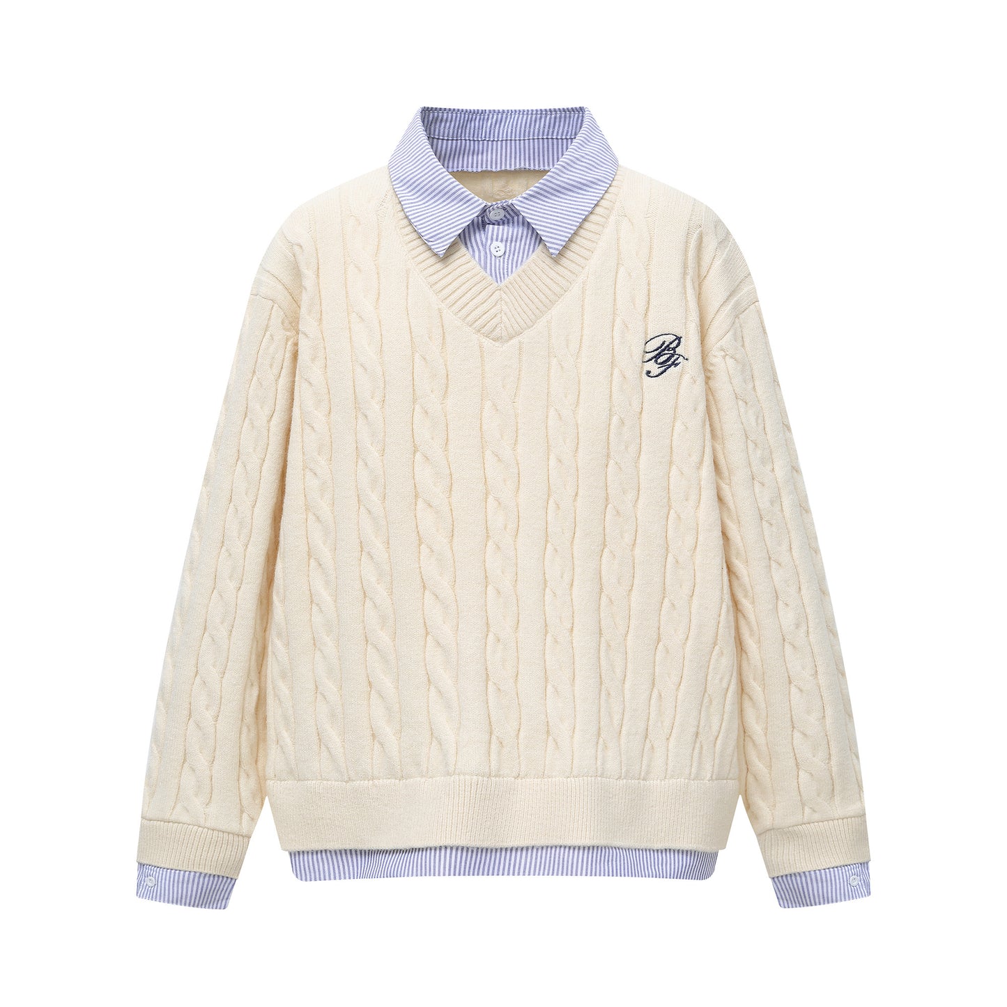 Psycho Reaper | Pull en tricot à motif foncé