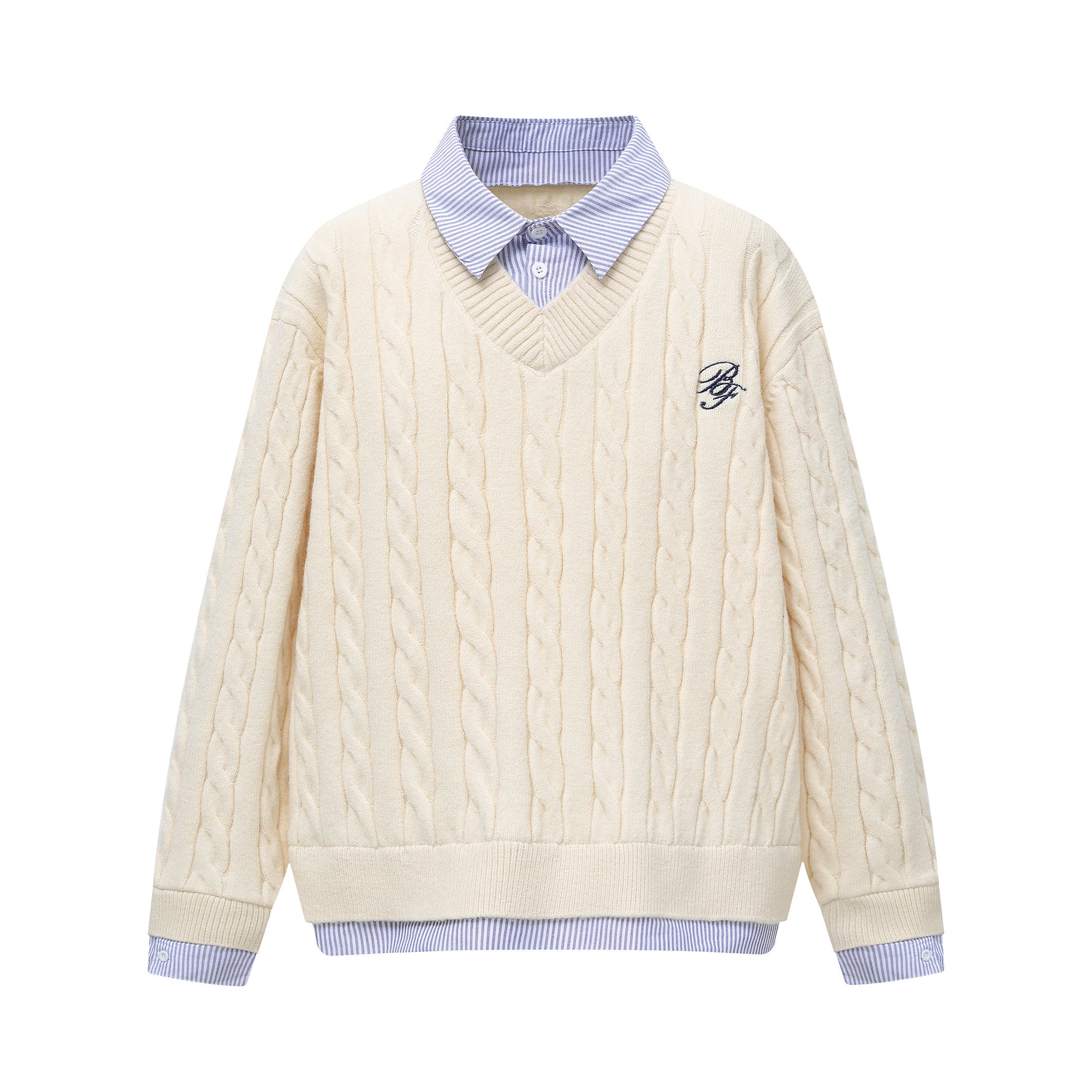 Psycho Reaper | Pull en tricot à motif foncé