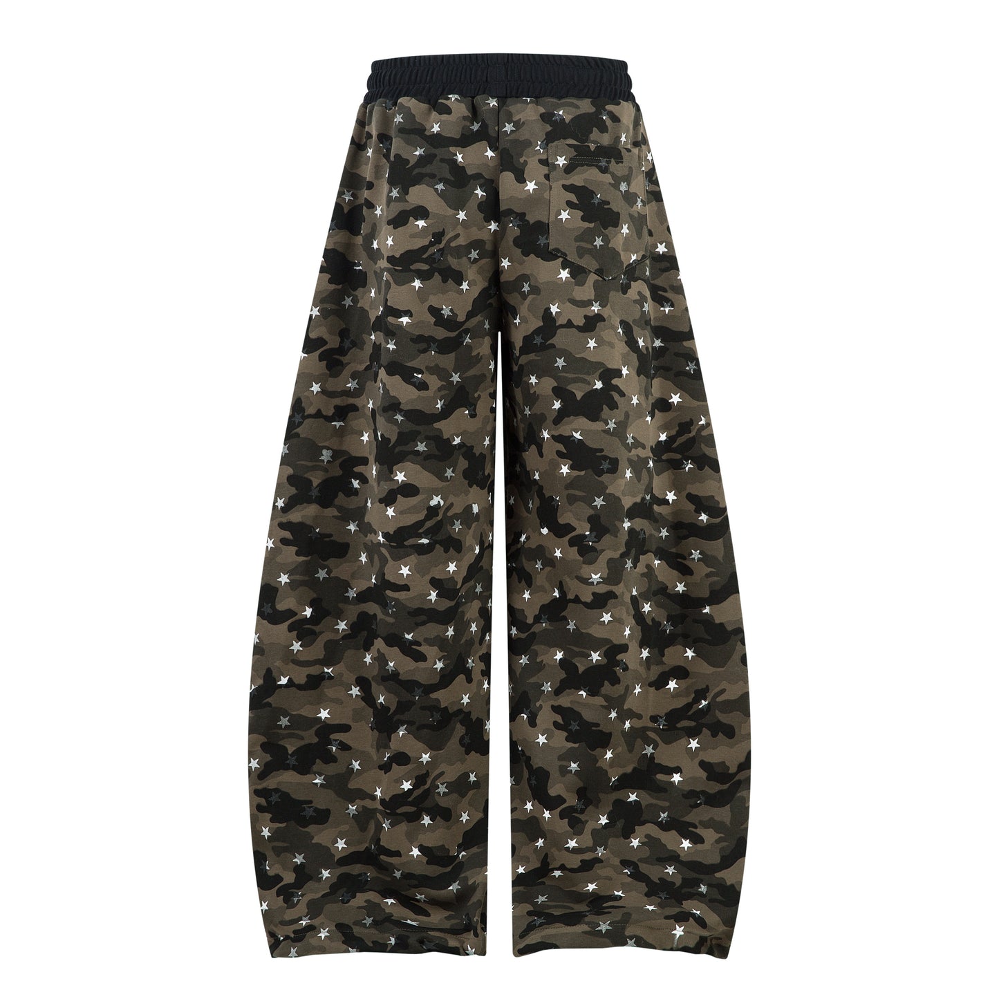 Camo Storm | Printed Drawstring Cargo Pants