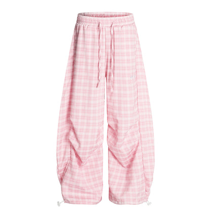 Checkmate Fit | Plaid Drop-Crotch Joggers