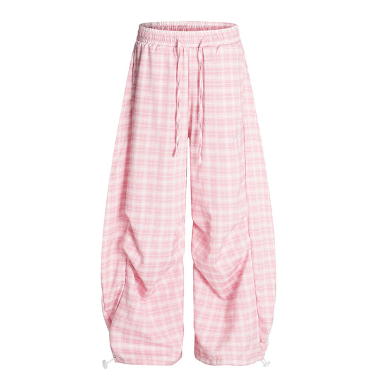 Checkmate Fit | Plaid Drop-Crotch Joggers