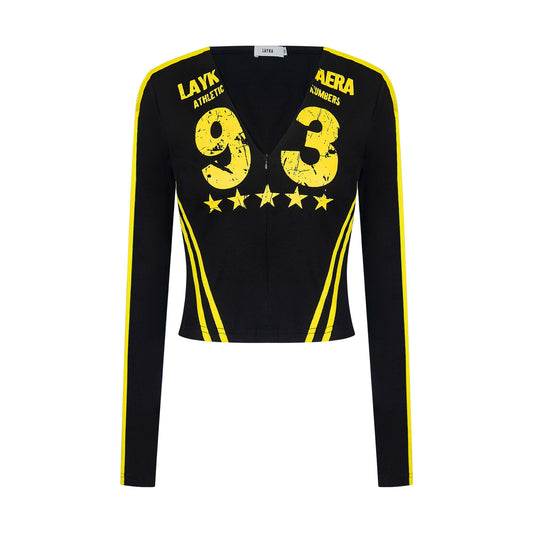 Star Runner | Athletic Number Long Sleeve Tee