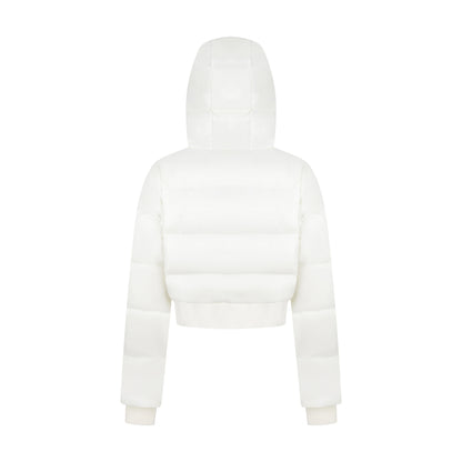 Urban Bloom | Camo Lined Puffer Jacket