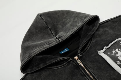 TIE SHADE | Ombre Button Shirt with Clip-on Tie - Santo 