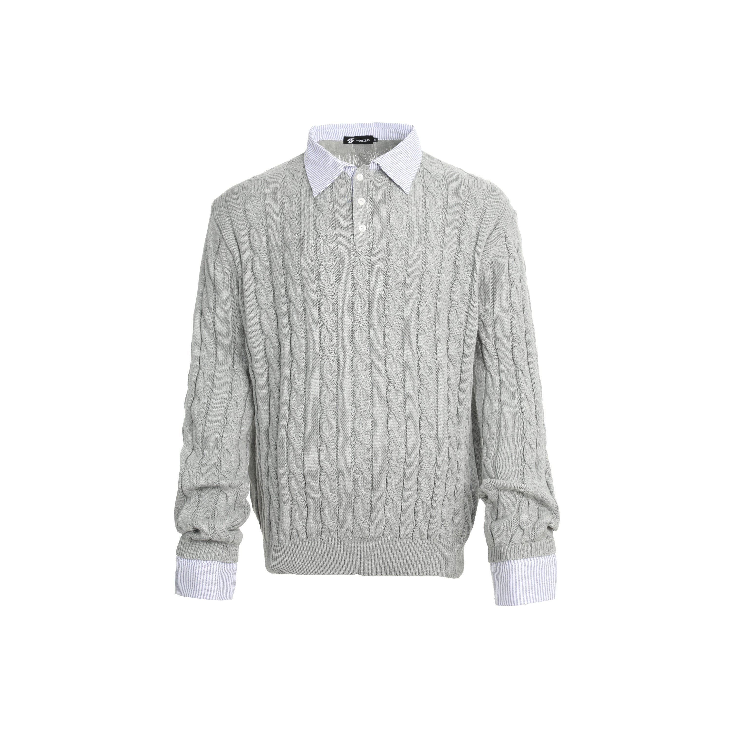 Fuzzy Pup | Dog Sweater with Colorful Knit Scarf